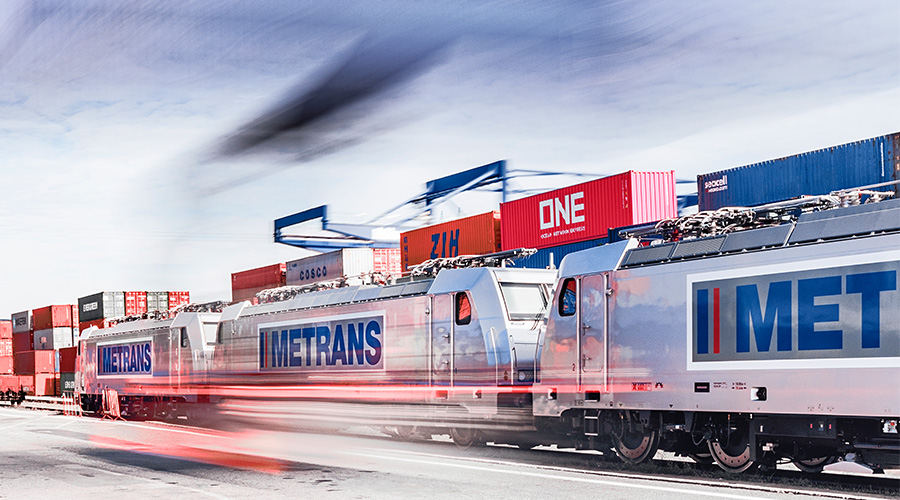 Mit Bahntochter METRANS bringt die HHLA Container auf die Schiene (Foto)