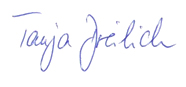 Tanja Dreilich (Unterschrift)