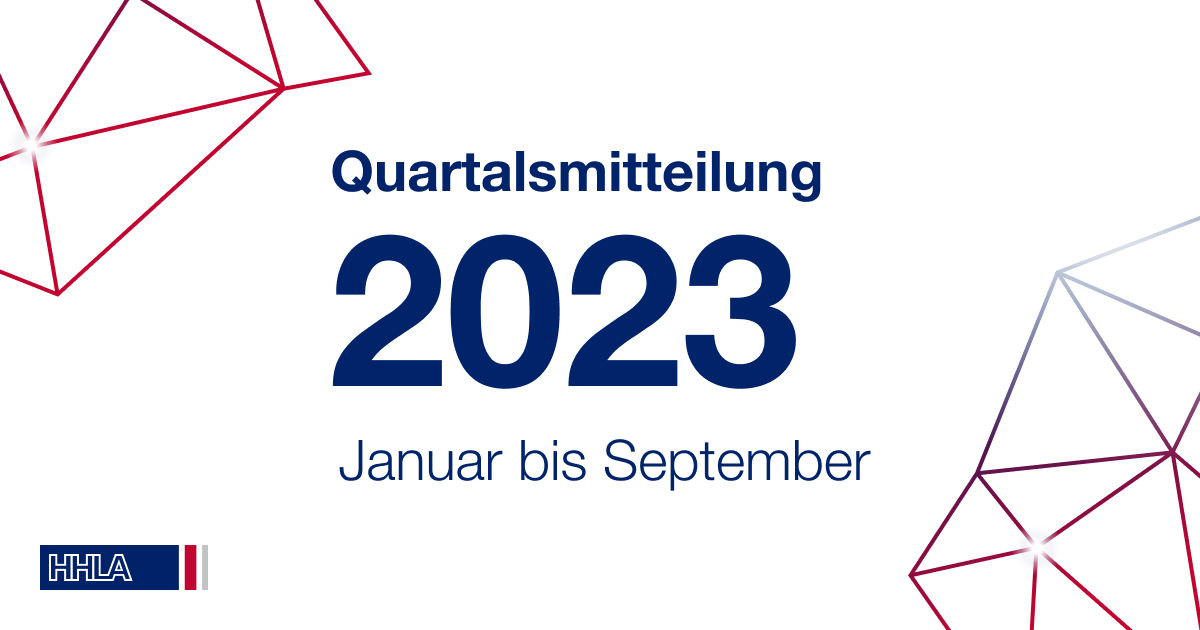 HHLA Quartalsmitteilung 2023 - HHLA Quartalsmitteilung Januar